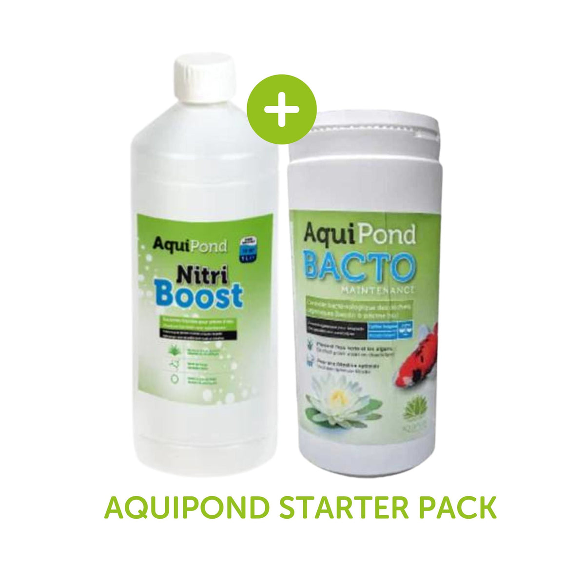 Aquipond Starter Pack (Nitriboost & Bacto Maintenance) - Kit de arranque