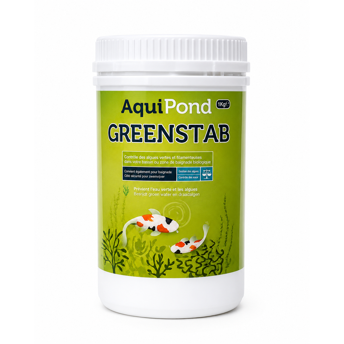 Aquipond Greenstab 1 kg – Natürliche Mineralien für Teich, Gewässer & Naturpool