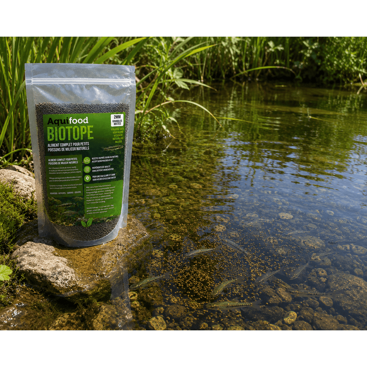 Aquifood Biotope – mélange de granulés 2 mm