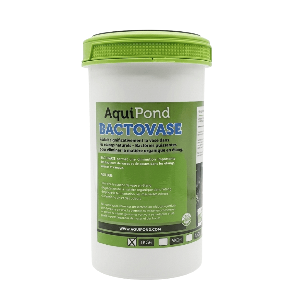 Aquipond Bactovase - 1Kg - Permite reduzir o lodo em lagoa natural - Trata até 10M² Máx