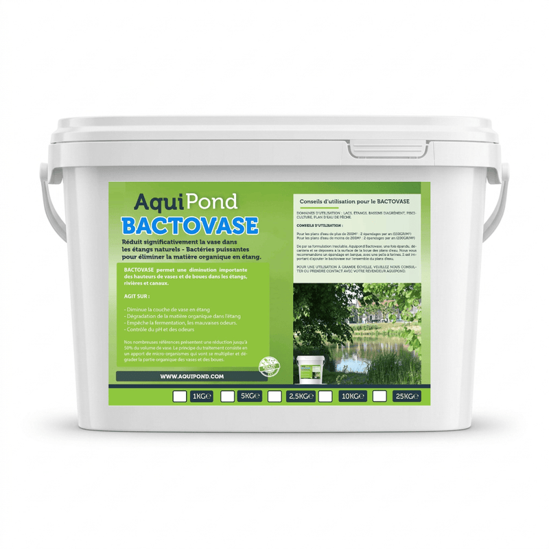 Aquipond Bactovase - 2,5Kg - Permite reduzir o lodo em lagoa natural