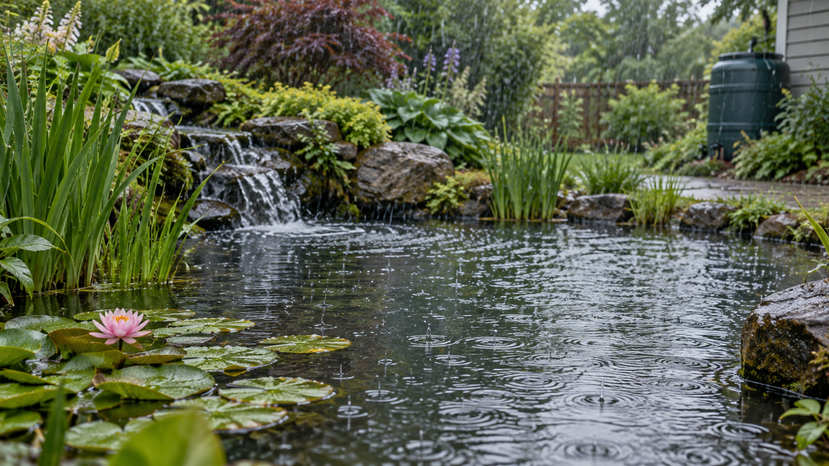 Illustration du guide : Remplir un bassin à l’eau de pluie : les précautions utiles