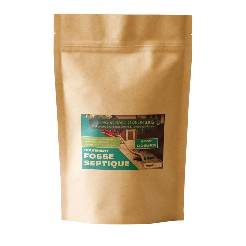 Aquipond Bactodeur 500G - Neutralise les odeurs d'égouts & améliore votre fosse septique