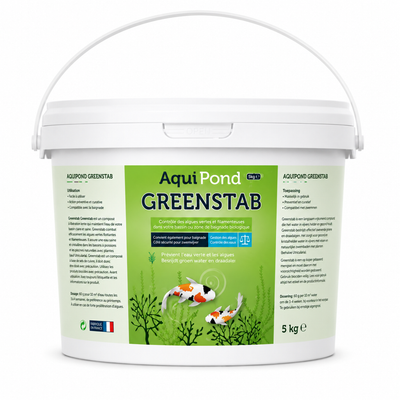 Aquipond Greenstab 5 kg – Minerais naturais para lago, charco e piscina natural