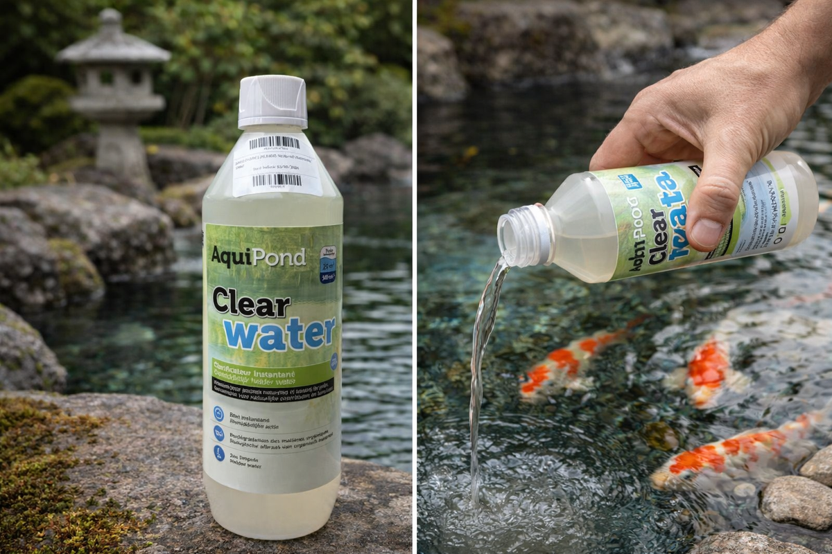 Aquipond Clearwater 25 m³ – Clarificante para agua turbia de estanque