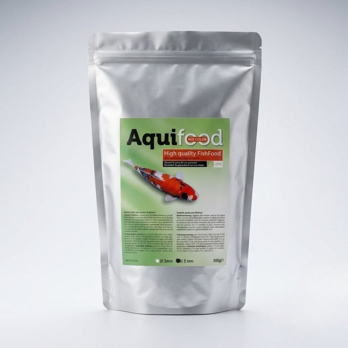Aquifood Koi Color & Growth 500 g – 2-3 mm ou 4-5 mm – Alimento premium para kois