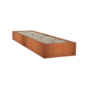 Foudebassin.com Tables d'eau Table d'eau en acier corten 400 x 100 x 40CM - Avec 4 fontaines + LED CB3