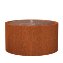 Foudebassin.com Tables d'eau Table d'eau rond en acier corten 145 x 75CM - Avec 1 fontaines + LED CBR1