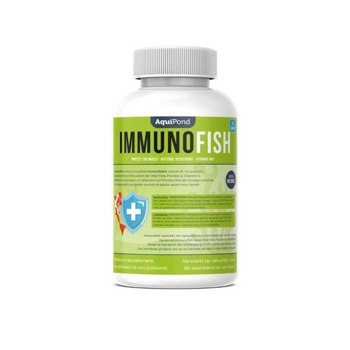 Aquipond Immunofish 1 L – Cuidado preventivo do muco das carpas koi (20 m³)