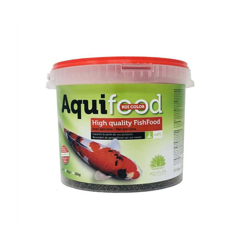 Aquifood 6-7MM Maxi - 2KG - Koï Color & Growth - Premium-Qualitätsfutter für Koikarpfen und Teichfische