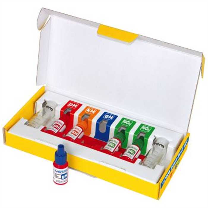 Sera Aqua-Test Box – Kit de análise de pH, KH, GH e nitritos para lagos